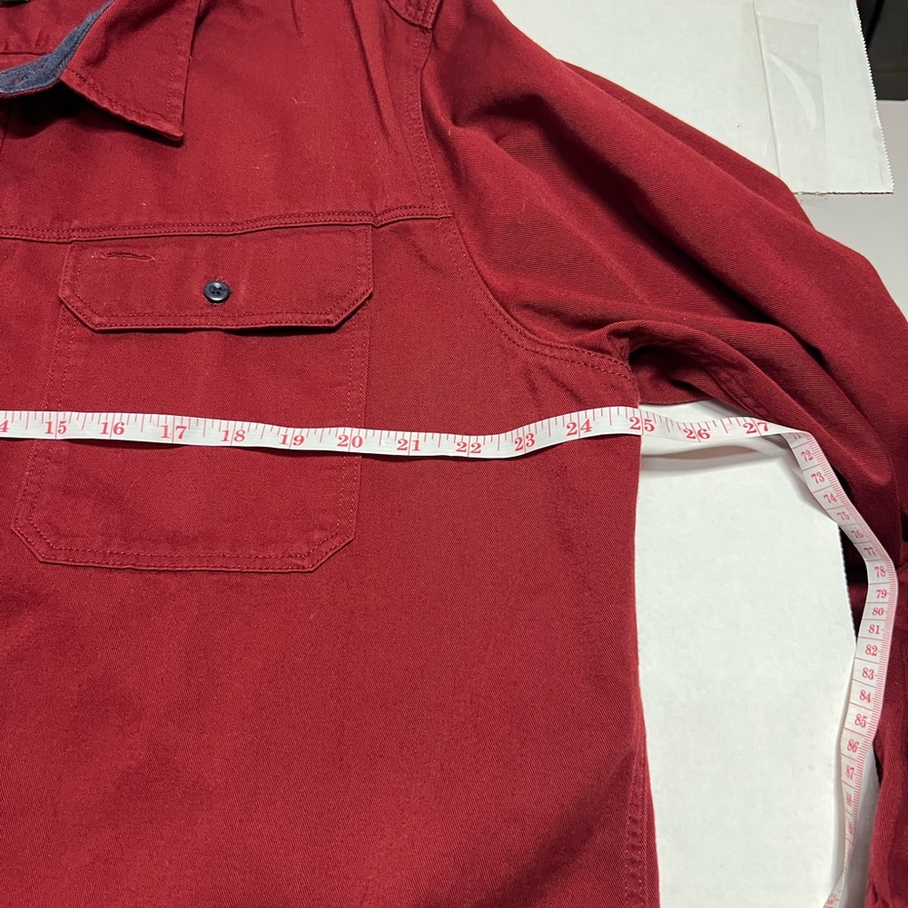Pategonia XL men’s button up heavy duty shirt maroon/burgundy. - Picture 5 of 11